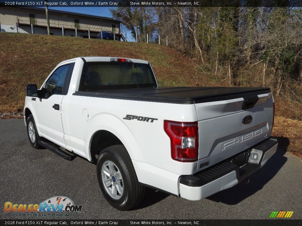 2018 Ford F150 XLT Regular Cab Oxford White / Earth Gray Photo #11