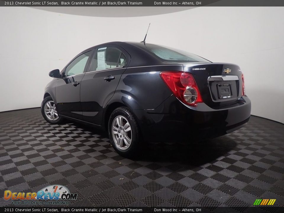 2013 Chevrolet Sonic LT Sedan Black Granite Metallic / Jet Black/Dark Titanium Photo #10