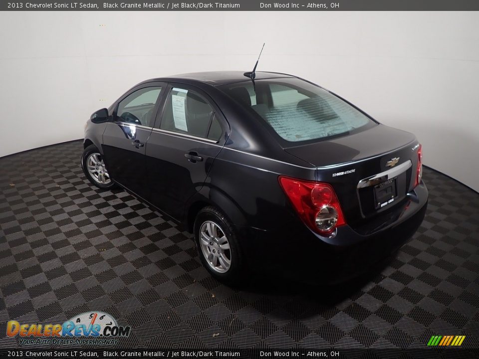 2013 Chevrolet Sonic LT Sedan Black Granite Metallic / Jet Black/Dark Titanium Photo #11