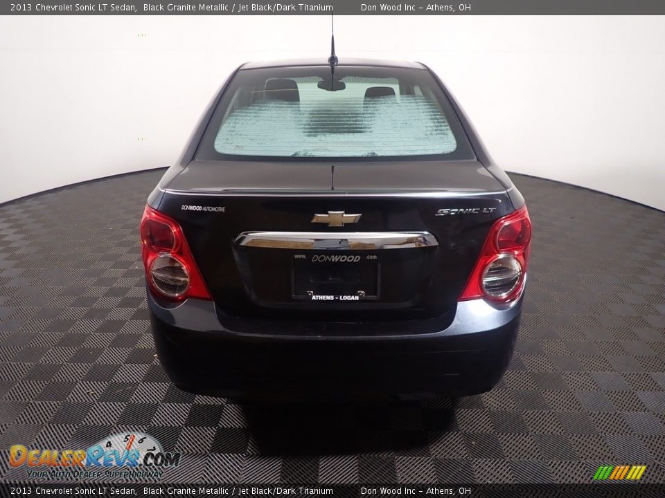 2013 Chevrolet Sonic LT Sedan Black Granite Metallic / Jet Black/Dark Titanium Photo #12