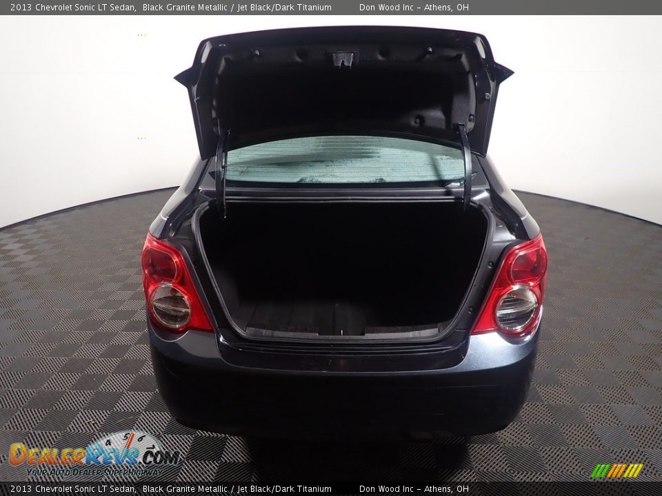 2013 Chevrolet Sonic LT Sedan Black Granite Metallic / Jet Black/Dark Titanium Photo #13