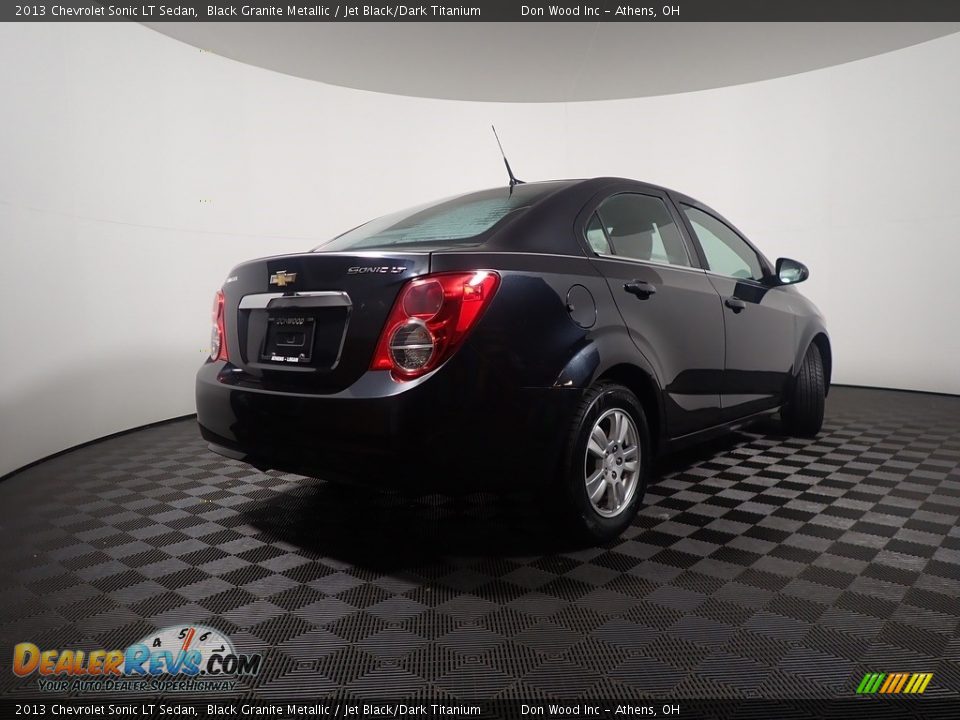 2013 Chevrolet Sonic LT Sedan Black Granite Metallic / Jet Black/Dark Titanium Photo #15