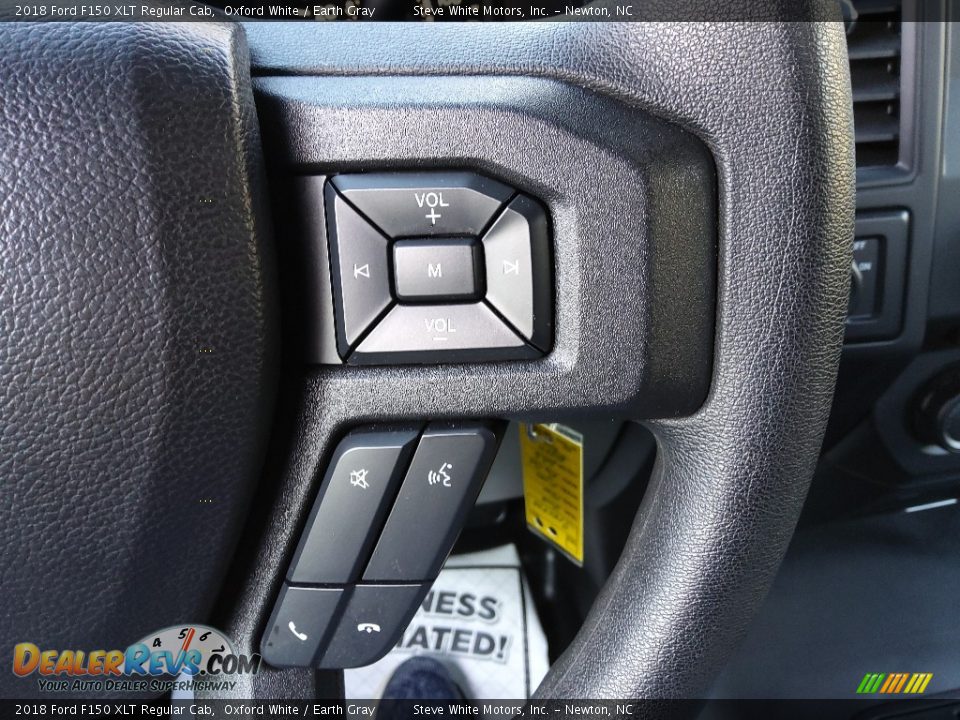 2018 Ford F150 XLT Regular Cab Steering Wheel Photo #17