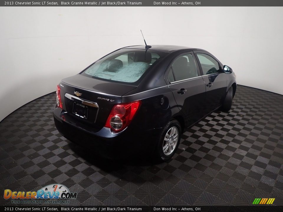 2013 Chevrolet Sonic LT Sedan Black Granite Metallic / Jet Black/Dark Titanium Photo #16