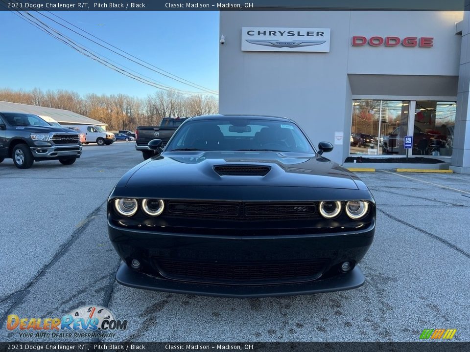 2021 Dodge Challenger R/T Pitch Black / Black Photo #7