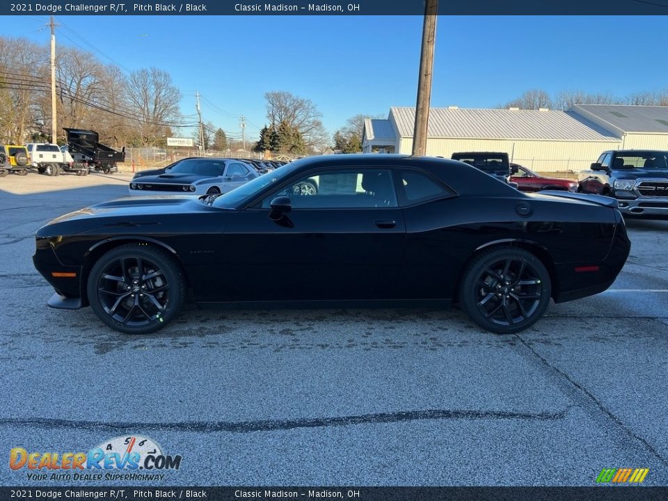 2021 Dodge Challenger R/T Pitch Black / Black Photo #8