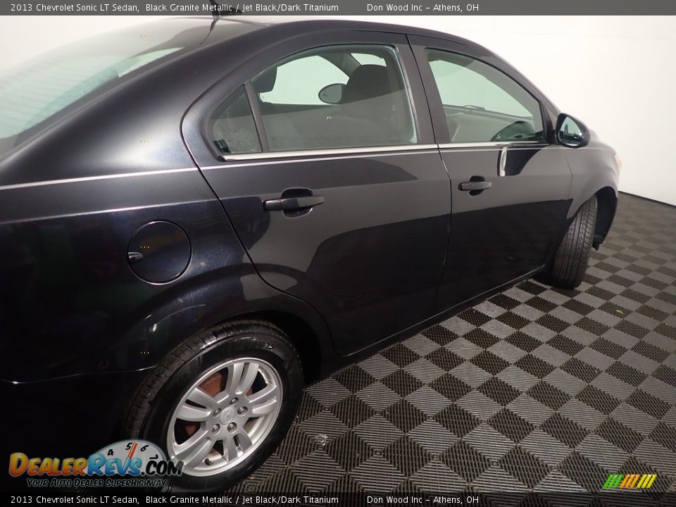 2013 Chevrolet Sonic LT Sedan Black Granite Metallic / Jet Black/Dark Titanium Photo #18