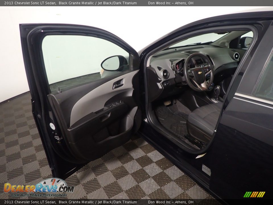 2013 Chevrolet Sonic LT Sedan Black Granite Metallic / Jet Black/Dark Titanium Photo #19