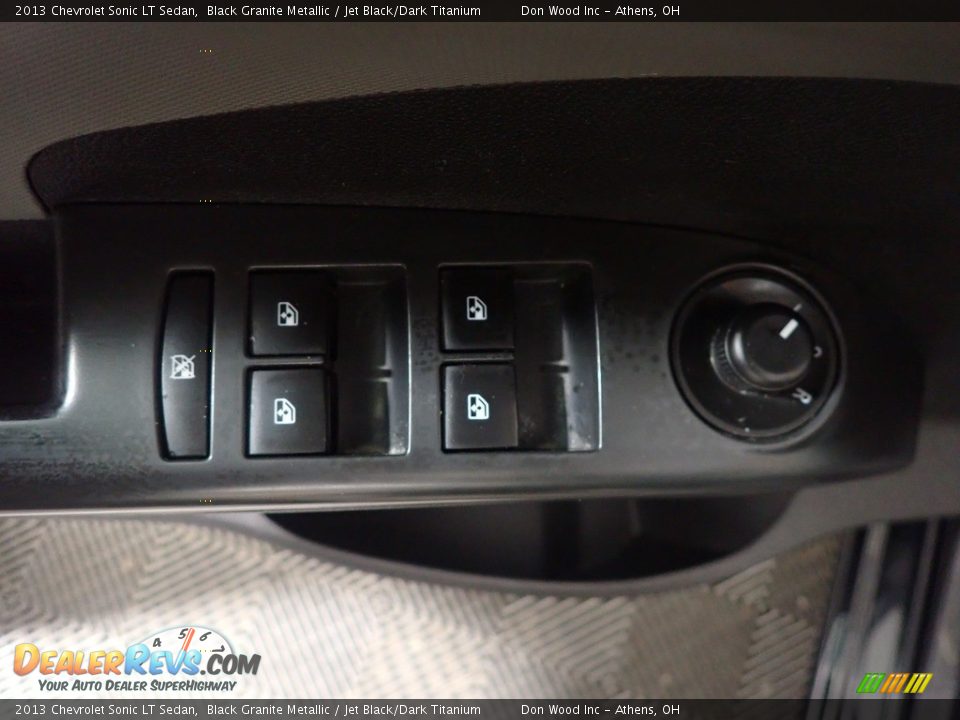 2013 Chevrolet Sonic LT Sedan Black Granite Metallic / Jet Black/Dark Titanium Photo #20