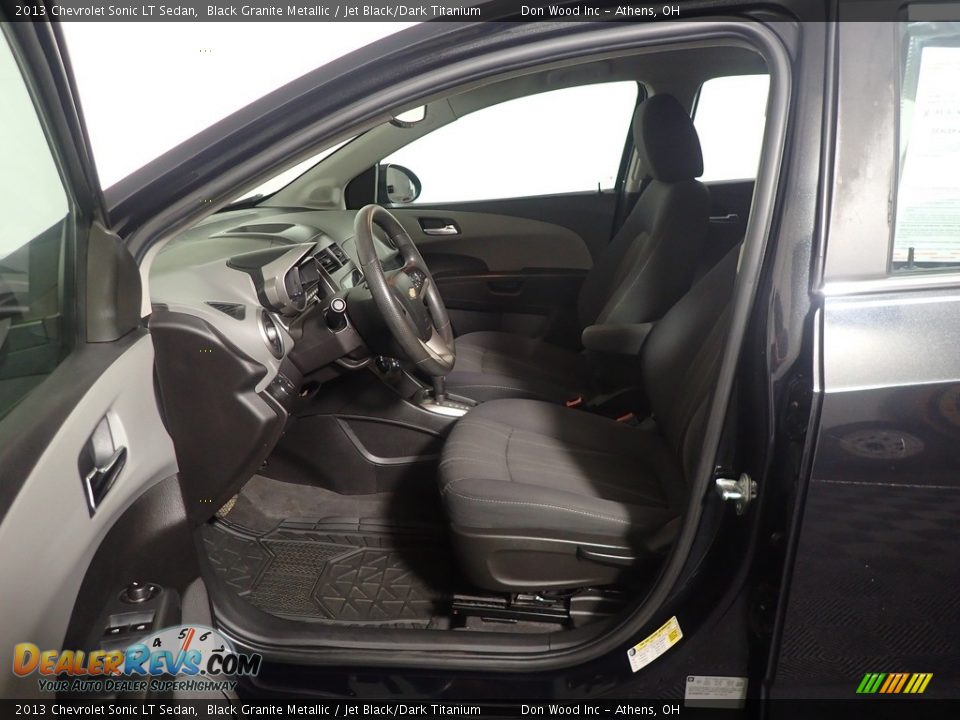 2013 Chevrolet Sonic LT Sedan Black Granite Metallic / Jet Black/Dark Titanium Photo #21
