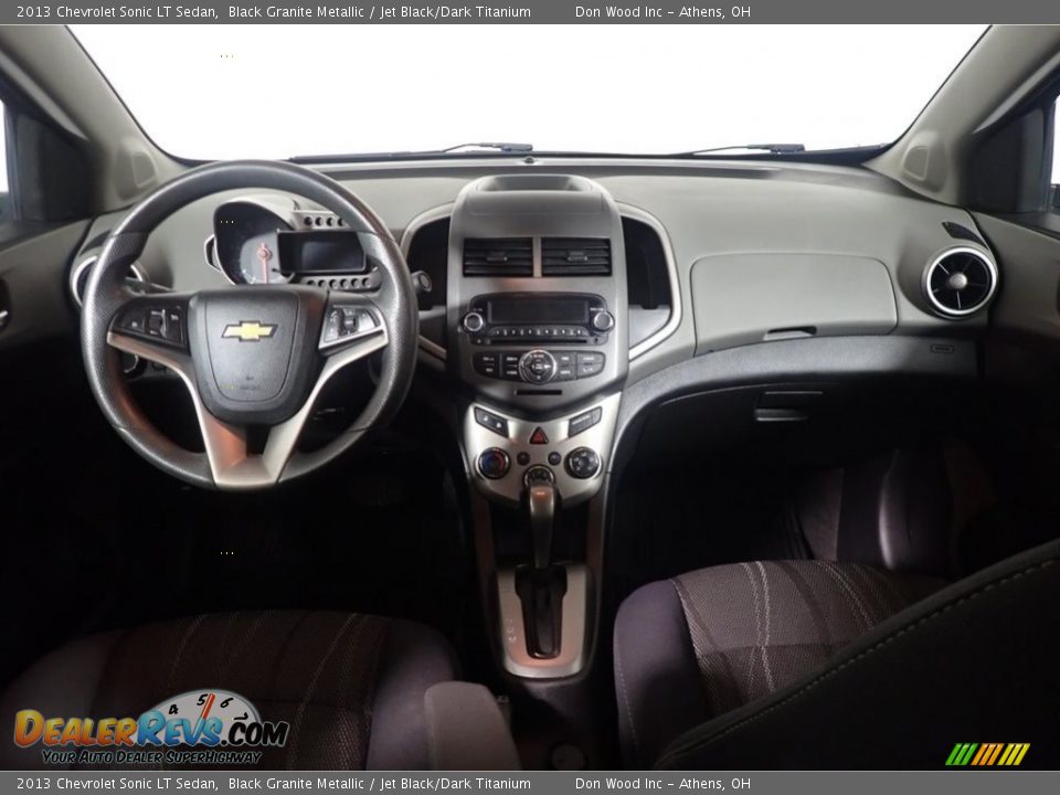 2013 Chevrolet Sonic LT Sedan Black Granite Metallic / Jet Black/Dark Titanium Photo #23