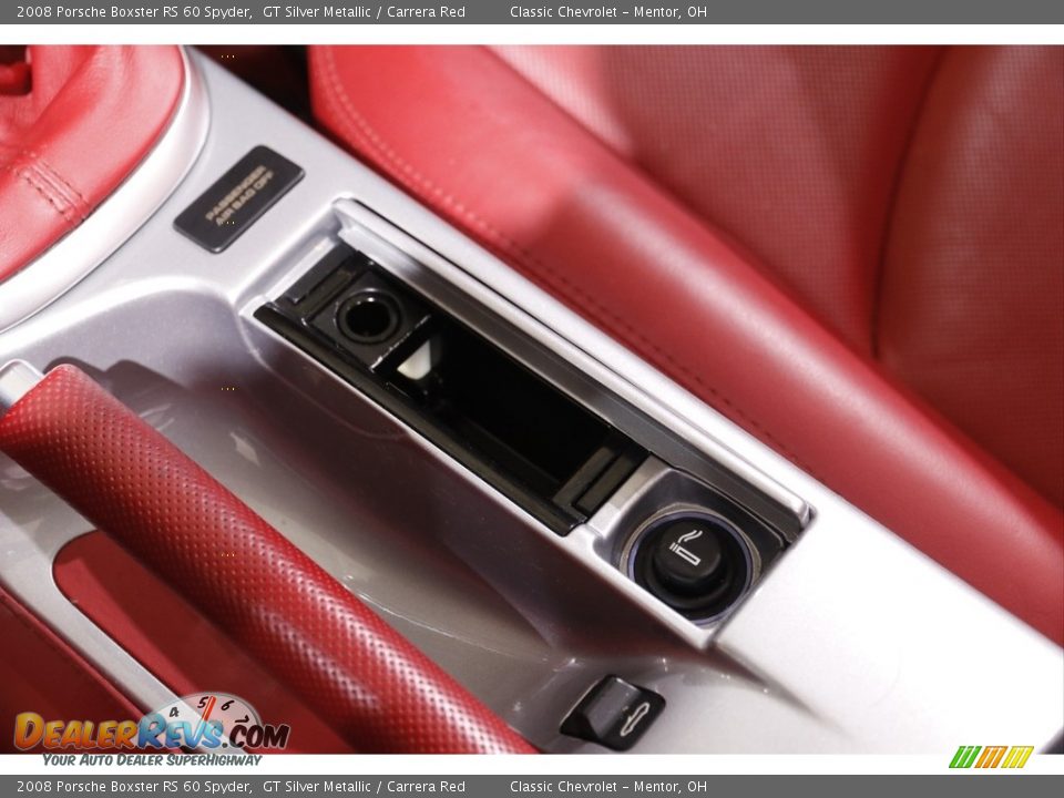 2008 Porsche Boxster RS 60 Spyder GT Silver Metallic / Carrera Red Photo #16