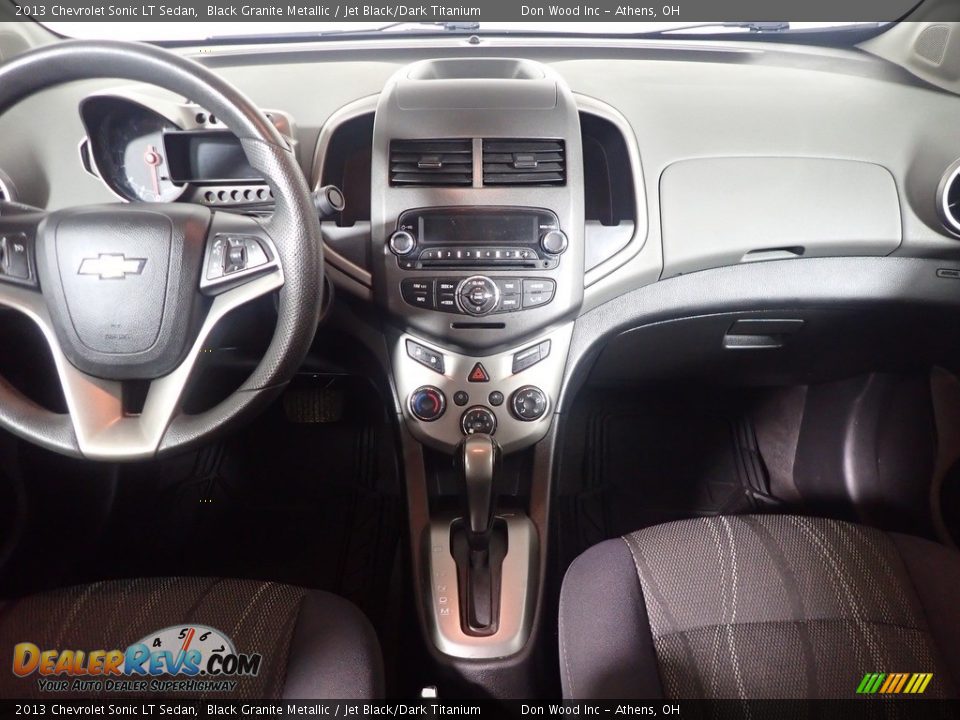 2013 Chevrolet Sonic LT Sedan Black Granite Metallic / Jet Black/Dark Titanium Photo #24