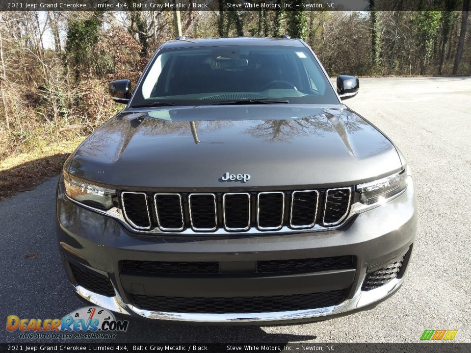 2021 Jeep Grand Cherokee L Limited 4x4 Baltic Gray Metallic / Black Photo #3