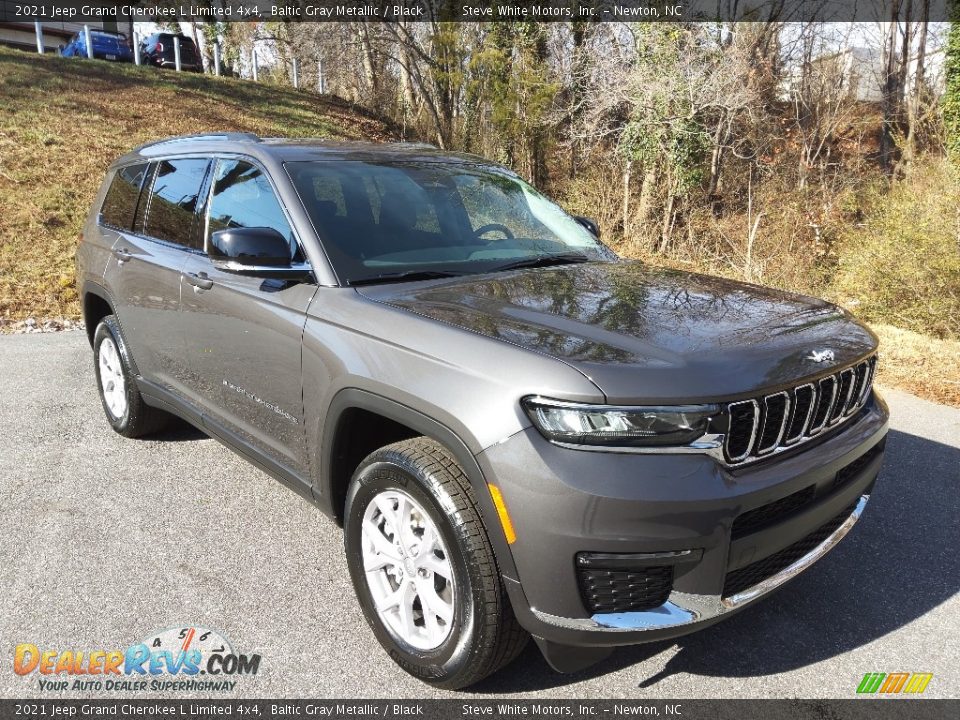 2021 Jeep Grand Cherokee L Limited 4x4 Baltic Gray Metallic / Black Photo #4