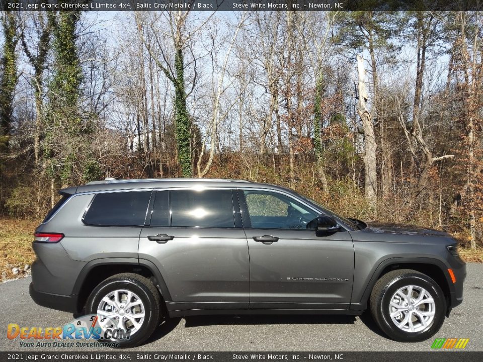 2021 Jeep Grand Cherokee L Limited 4x4 Baltic Gray Metallic / Black Photo #5