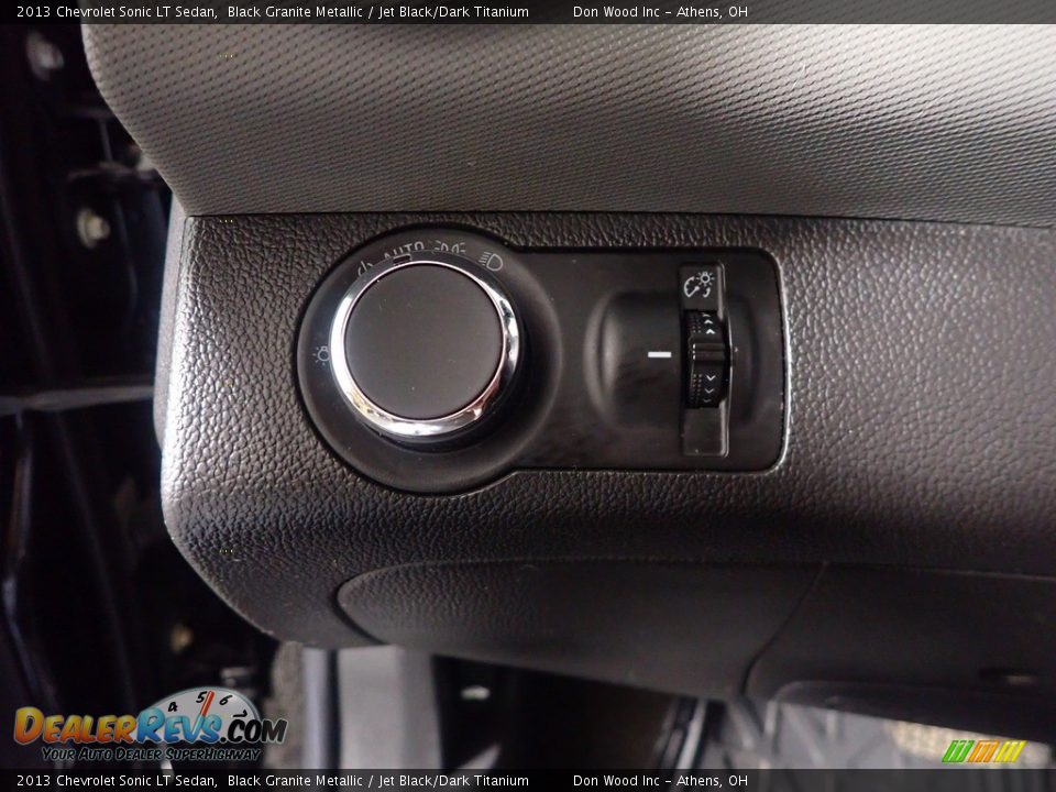 2013 Chevrolet Sonic LT Sedan Black Granite Metallic / Jet Black/Dark Titanium Photo #30