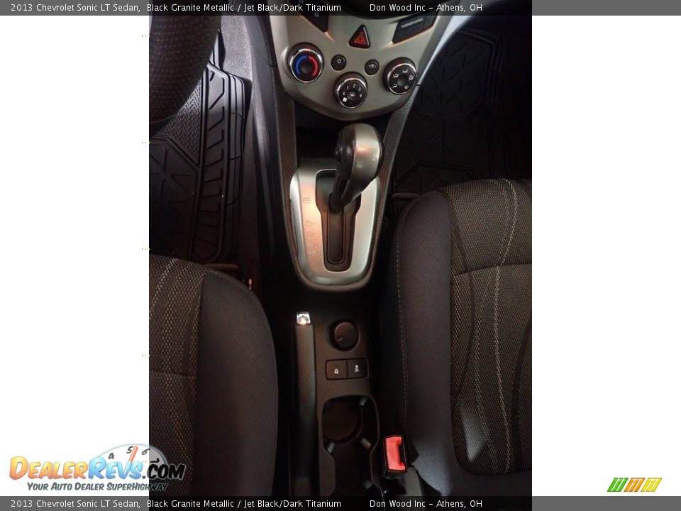 2013 Chevrolet Sonic LT Sedan Black Granite Metallic / Jet Black/Dark Titanium Photo #31