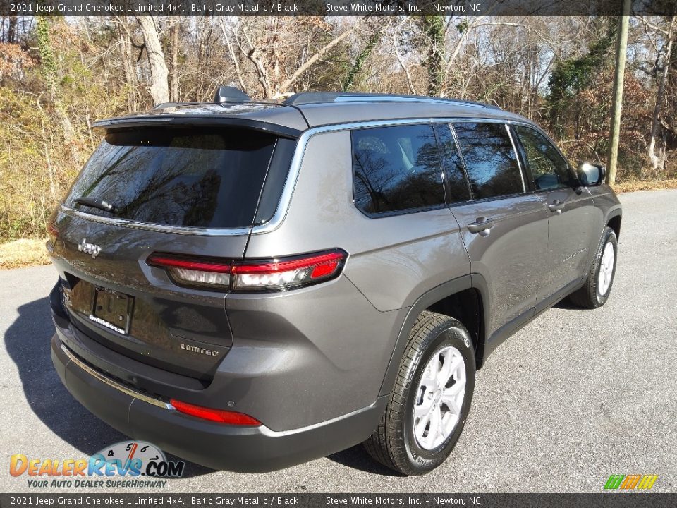 2021 Jeep Grand Cherokee L Limited 4x4 Baltic Gray Metallic / Black Photo #6