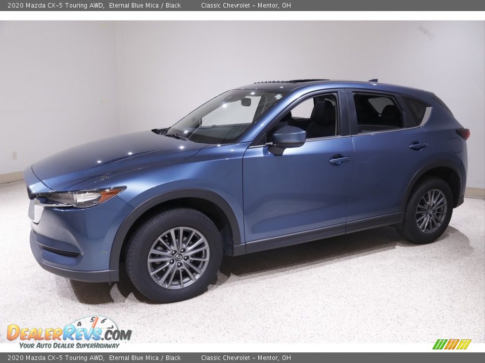 2020 Mazda CX-5 Touring AWD Eternal Blue Mica / Black Photo #3