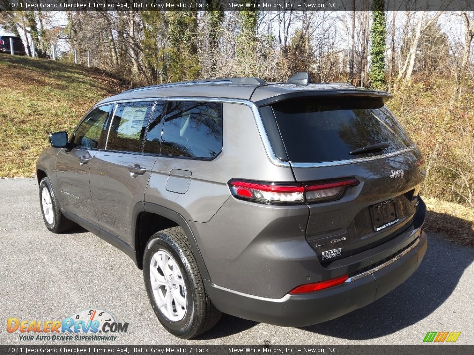 2021 Jeep Grand Cherokee L Limited 4x4 Baltic Gray Metallic / Black Photo #8