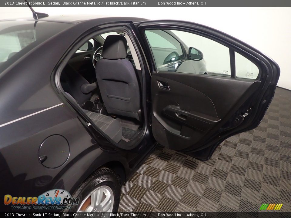 2013 Chevrolet Sonic LT Sedan Black Granite Metallic / Jet Black/Dark Titanium Photo #34