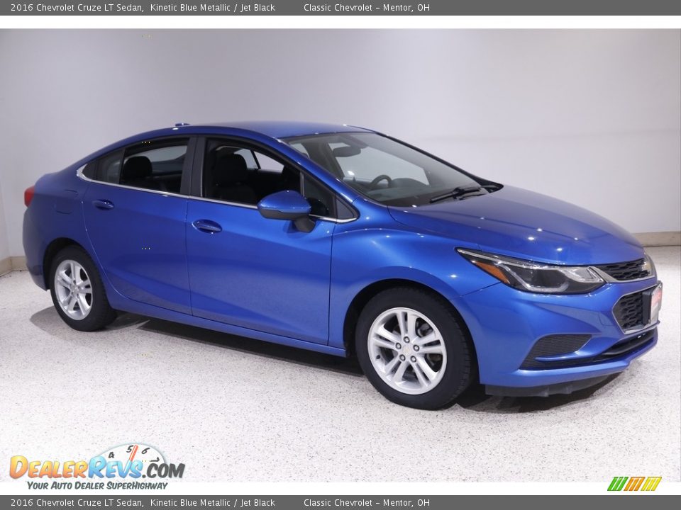 2016 Chevrolet Cruze LT Sedan Kinetic Blue Metallic / Jet Black Photo #1