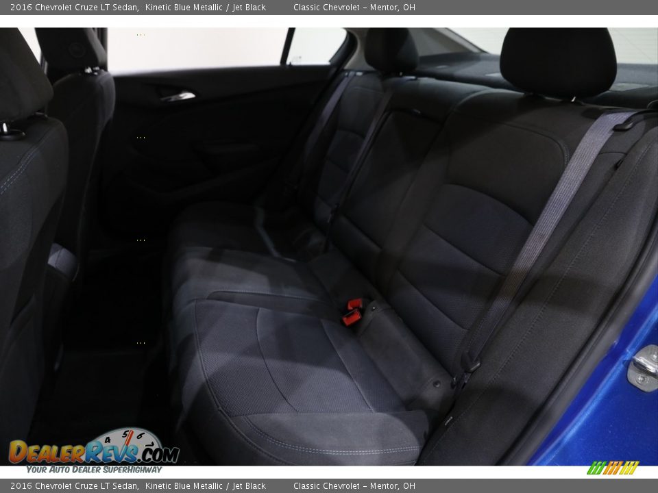 2016 Chevrolet Cruze LT Sedan Kinetic Blue Metallic / Jet Black Photo #16