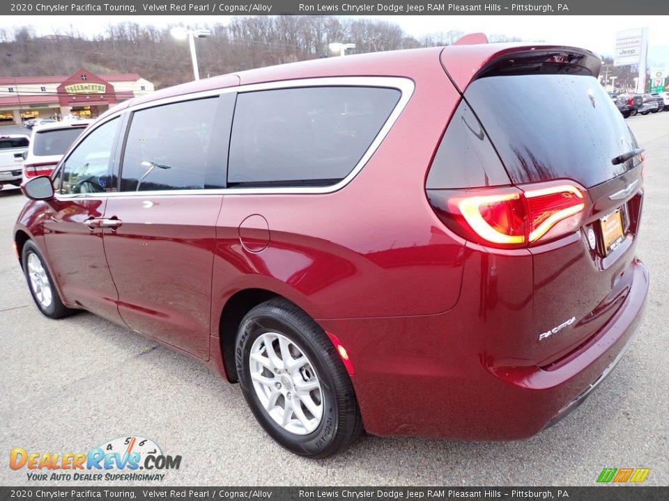 2020 Chrysler Pacifica Touring Velvet Red Pearl / Cognac/Alloy Photo #3