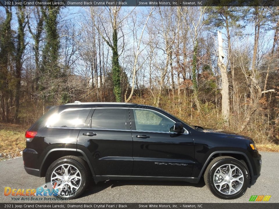 Diamond Black Crystal Pearl 2021 Jeep Grand Cherokee Laredo Photo #5