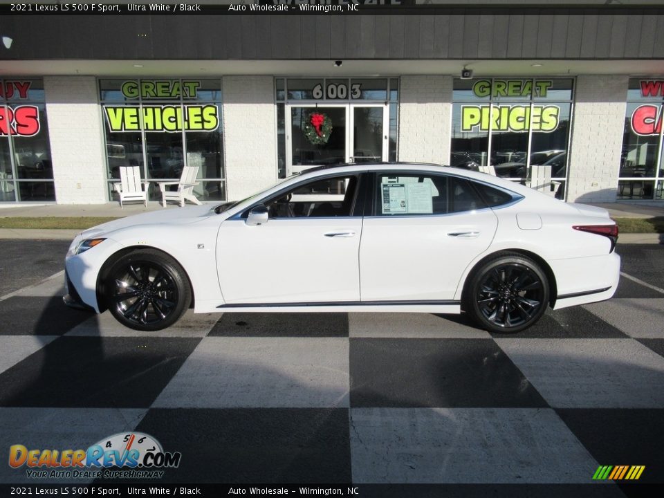 2021 Lexus LS 500 F Sport Ultra White / Black Photo #1