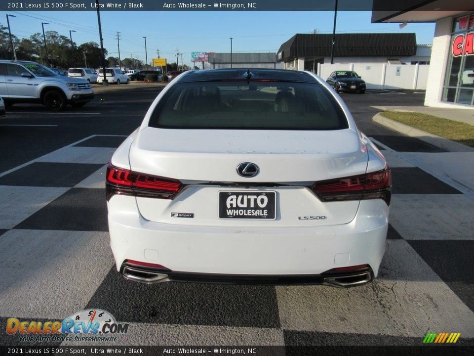 2021 Lexus LS 500 F Sport Ultra White / Black Photo #4