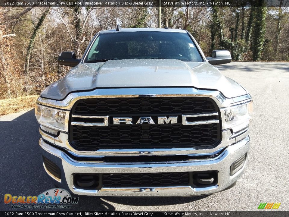 2022 Ram 2500 Tradesman Crew Cab 4x4 Billet Silver Metallic / Black/Diesel Gray Photo #3