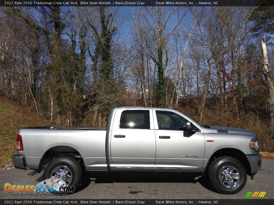 2022 Ram 2500 Tradesman Crew Cab 4x4 Billet Silver Metallic / Black/Diesel Gray Photo #5