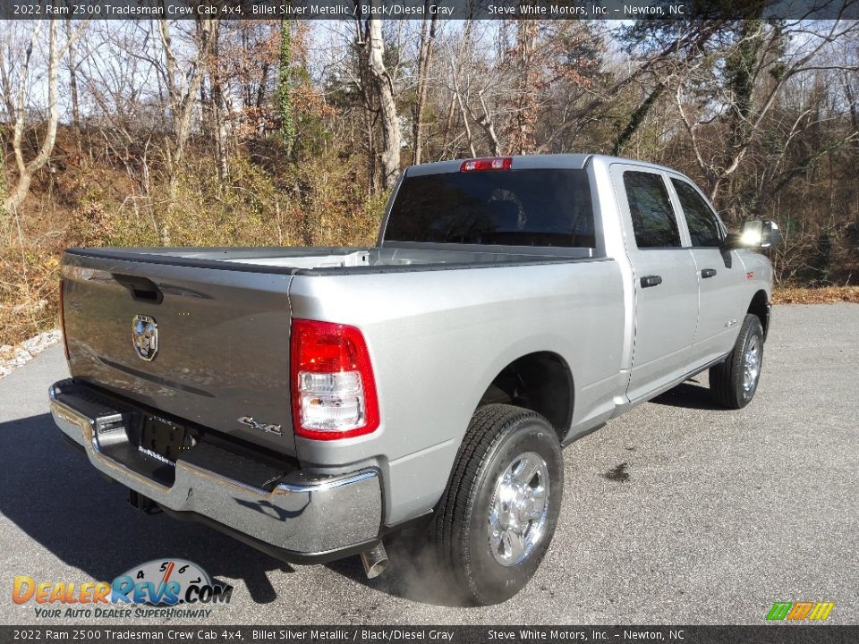 2022 Ram 2500 Tradesman Crew Cab 4x4 Billet Silver Metallic / Black/Diesel Gray Photo #6