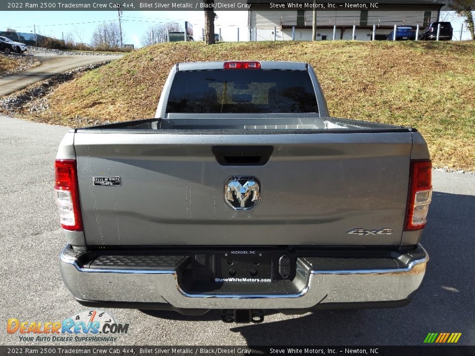 2022 Ram 2500 Tradesman Crew Cab 4x4 Billet Silver Metallic / Black/Diesel Gray Photo #7