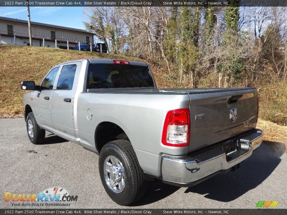 2022 Ram 2500 Tradesman Crew Cab 4x4 Billet Silver Metallic / Black/Diesel Gray Photo #9