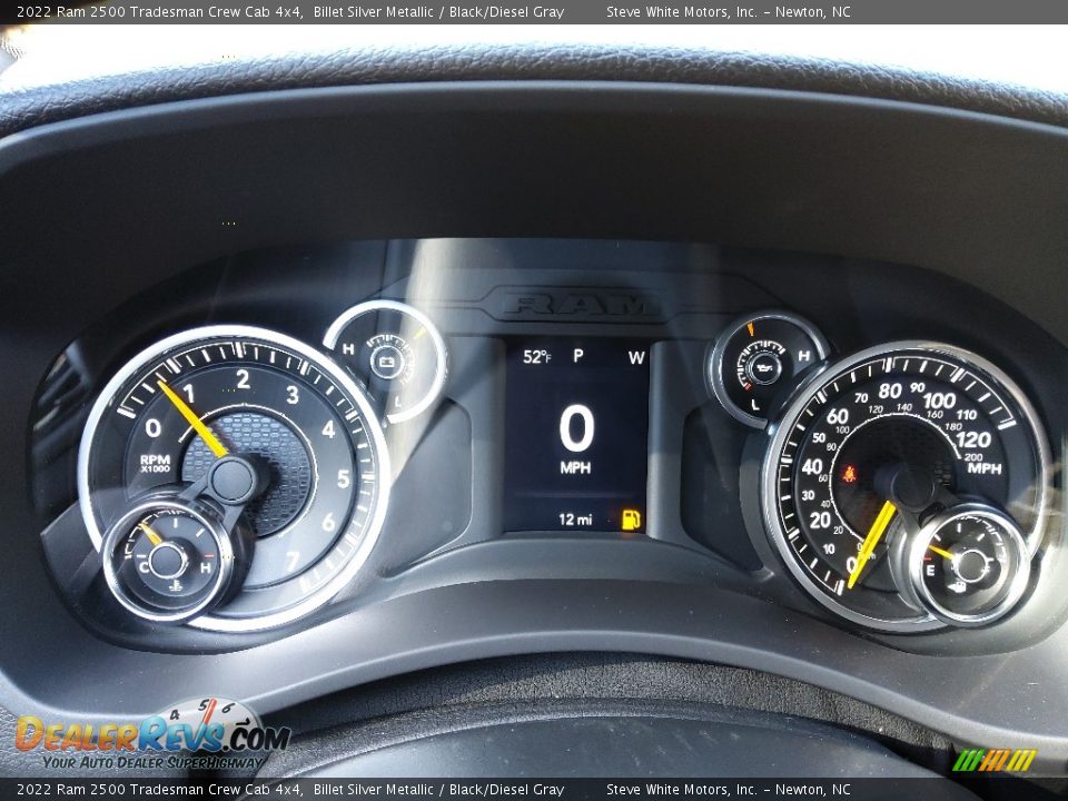 2022 Ram 2500 Tradesman Crew Cab 4x4 Billet Silver Metallic / Black/Diesel Gray Photo #20