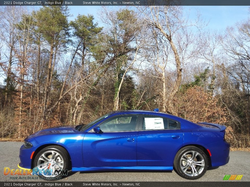 2021 Dodge Charger GT Indigo Blue / Black Photo #1