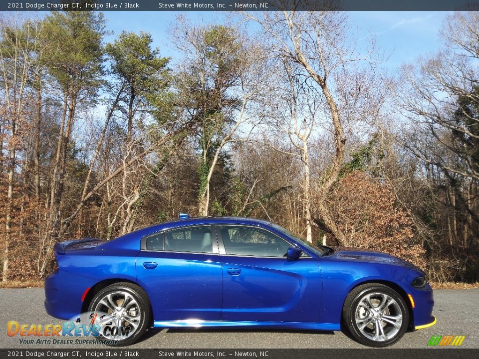 2021 Dodge Charger GT Indigo Blue / Black Photo #5