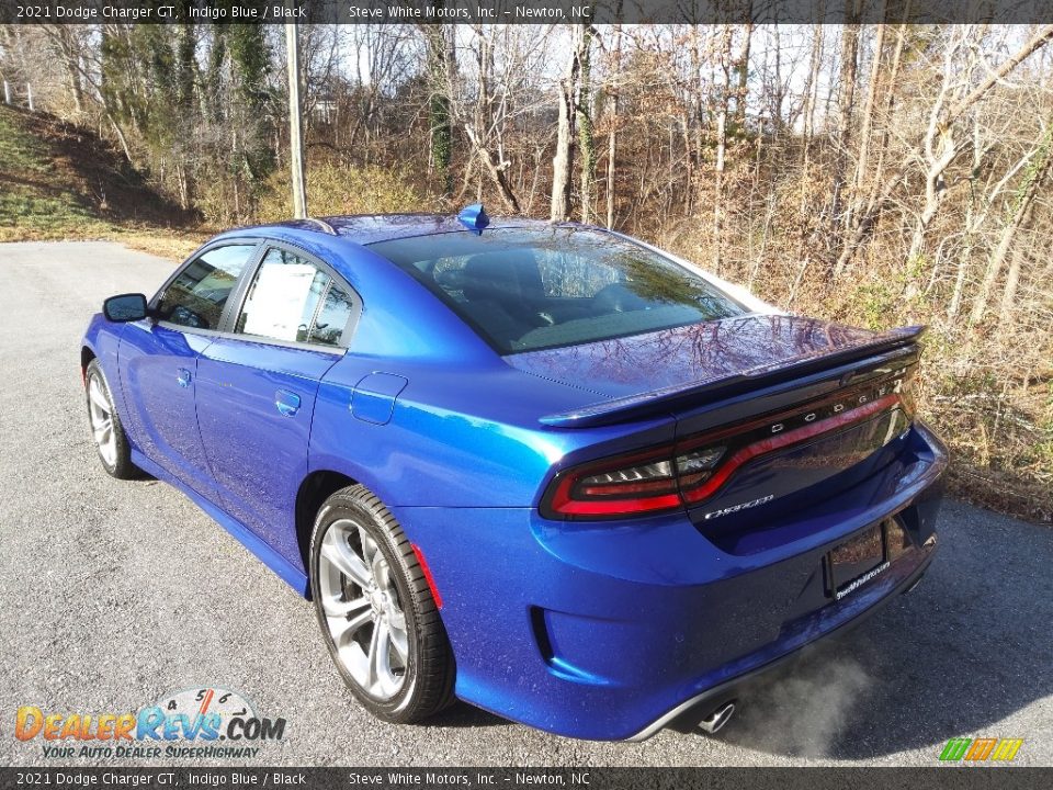 2021 Dodge Charger GT Indigo Blue / Black Photo #8