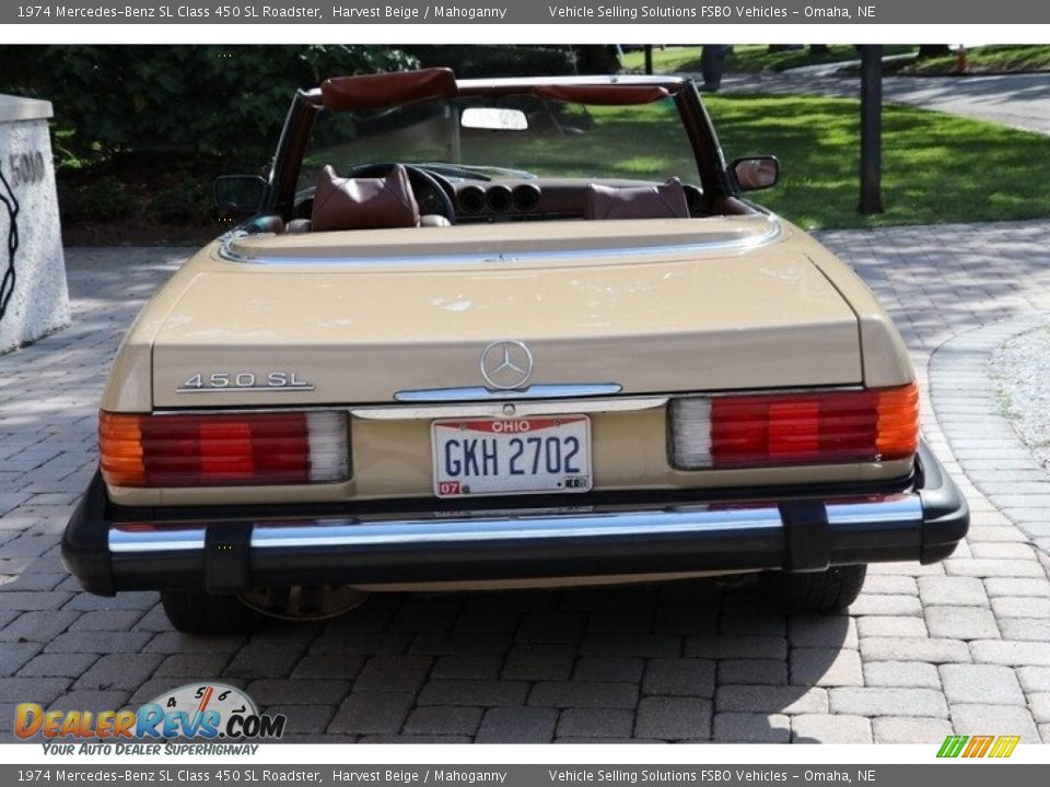 Harvest Beige 1974 Mercedes-Benz SL Class 450 SL Roadster Photo #4