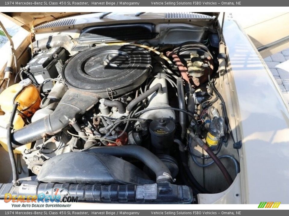 1974 Mercedes-Benz SL Class 450 SL Roadster 4.5 Liter SOHC 16-Valve V8 Engine Photo #5