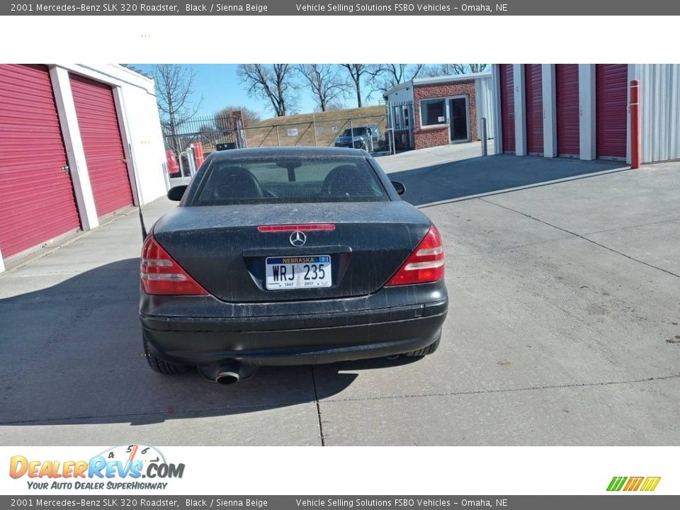 2001 Mercedes-Benz SLK 320 Roadster Black / Sienna Beige Photo #4