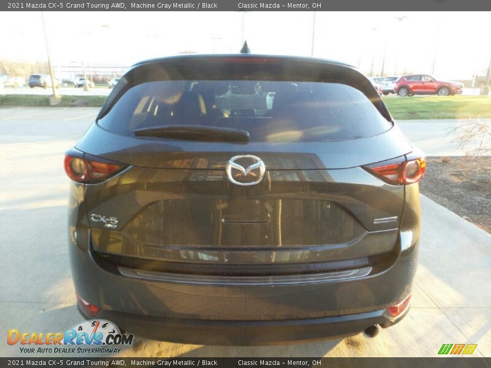 2021 Mazda CX-5 Grand Touring AWD Machine Gray Metallic / Black Photo #5