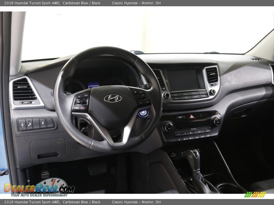 2018 Hyundai Tucson Sport AWD Caribbean Blue / Black Photo #6