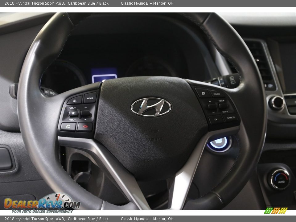 2018 Hyundai Tucson Sport AWD Caribbean Blue / Black Photo #7
