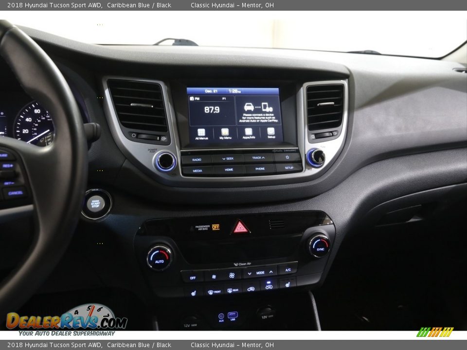 2018 Hyundai Tucson Sport AWD Caribbean Blue / Black Photo #9