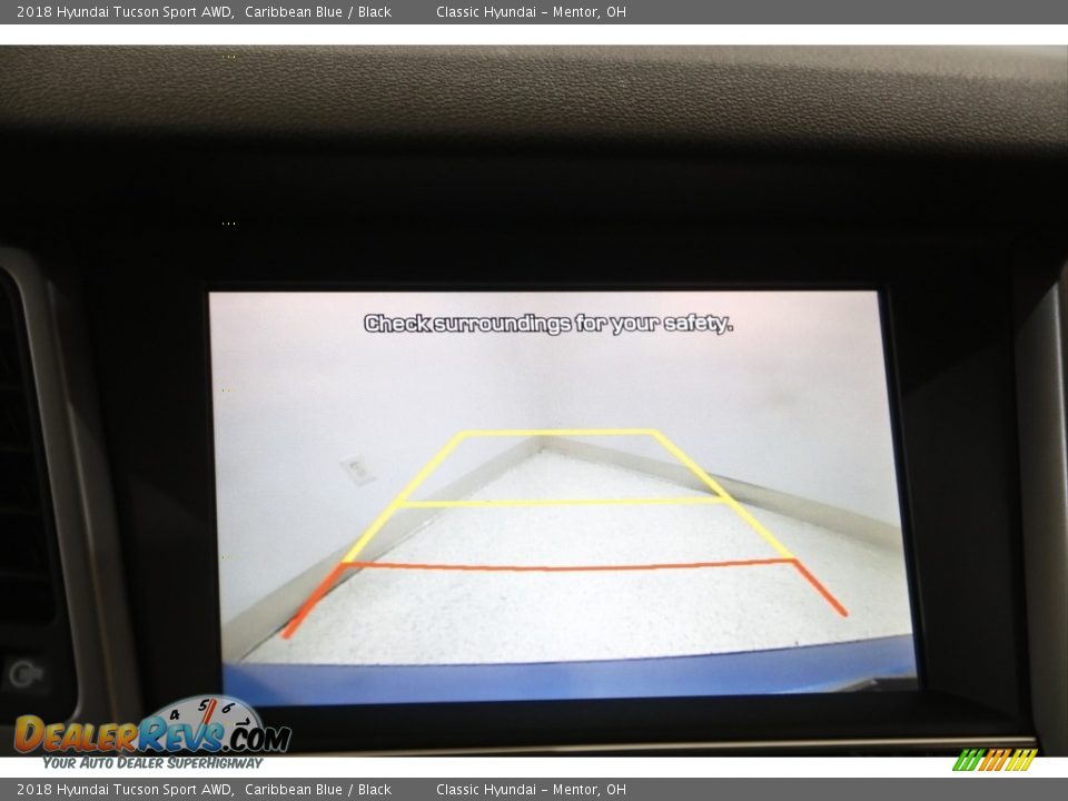 2018 Hyundai Tucson Sport AWD Caribbean Blue / Black Photo #11