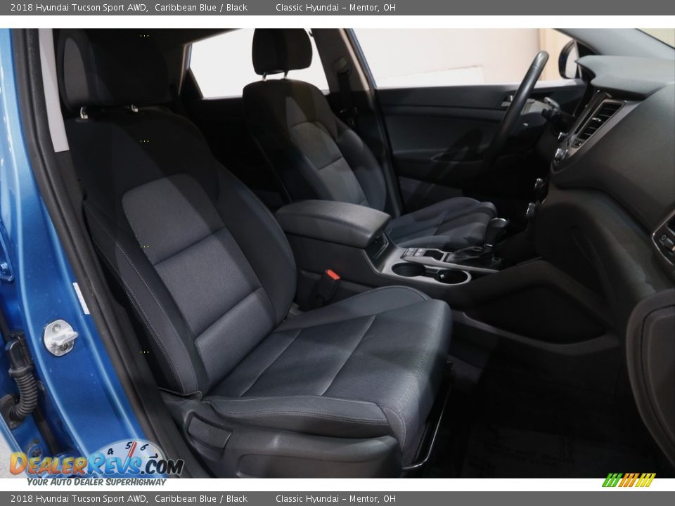 2018 Hyundai Tucson Sport AWD Caribbean Blue / Black Photo #14
